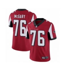 Men's Atlanta Falcons #76 Kaleb McGary Red Team Color Vapor Untouchable Limited Player Football Jersey