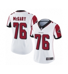 Women's Atlanta Falcons #76 Kaleb McGary White Vapor Untouchable Limited Player Football Jersey