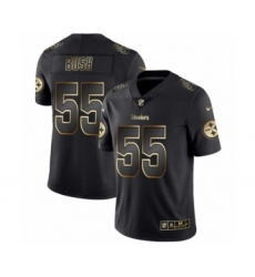 Men's Pittsburgh Steelers #55 Devin Bush Black Smoke Fashion Limited Jersey