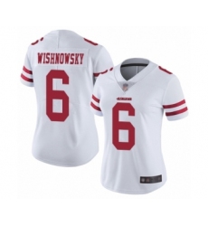 Women's San Francisco 49ers #6 Mitch Wishnowsky White Vapor Untouchable Limited Player Football Jersey