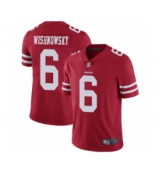 Youth San Francisco 49ers #6 Mitch Wishnowsky Red Team Color Vapor Untouchable Limited Player Football Jersey