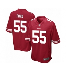 Men's San Francisco 49ers #55 Dee Ford Game Red Team Color Football Jersey