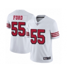 Men's San Francisco 49ers #55 Dee Ford Limited White Rush Vapor Untouchable Football Jersey