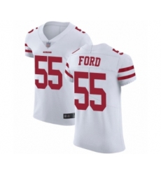 Men's San Francisco 49ers #55 Dee Ford White Vapor Untouchable Elite Player Football Jersey