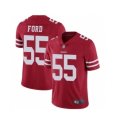 Youth San Francisco 49ers #55 Dee Ford Red Team Color Vapor Untouchable Limited Player Football Jersey
