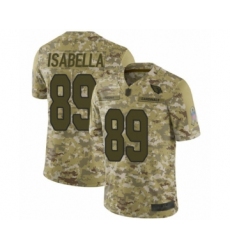 Men's Arizona Cardinals #89 Andy Isabella Limited Camo 2018 Salute to Service Football Jersey