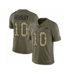 Youth Buffalo Bills #10 Cole Beasley Limited Olive Camo 2017 Salute to Service Football Jersey