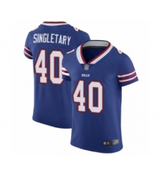 Men's Buffalo Bills #40 Devin Singletary Royal Blue Team Color Vapor Untouchable Elite Player Football Jersey