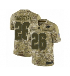 Youth Buffalo Bills #26 Devin Singletary Limited Camo 2018 Salute to Service Football Jersey