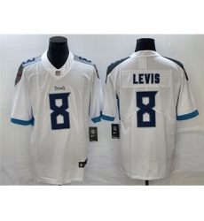 Men's Tennessee Titans #8 Will Levis White Vapor Untouchable Stitched Jersey