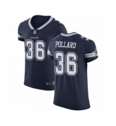 Men's Dallas Cowboys #36 Tony Pollard Navy Blue Team Color Vapor Untouchable Elite Player Football Jersey