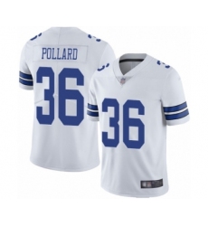 Men's Dallas Cowboys #36 Tony Pollard White Vapor Untouchable Limited Player Football Jersey