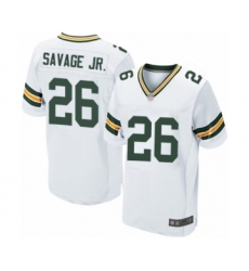 Men's Green Bay Packers #26 Darnell Savage Jr. Elite White Football Jersey