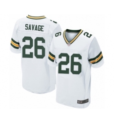 Men's Green Bay Packers #26 Darnell Savage Jr. Elite White Football Jerseys