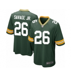 Men's Green Bay Packers #26 Darnell Savage Jr. Game Green Team Color Football Jersey