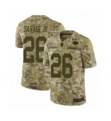 Men's Green Bay Packers #26 Darnell Savage Jr. Limited Camo 2018 Salute to Service Football Jersey