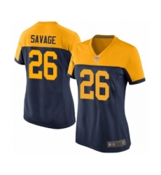 Women's Green Bay Packers #26 Darnell Savage Jr. Game Navy Blue Alternate Football Jerseys