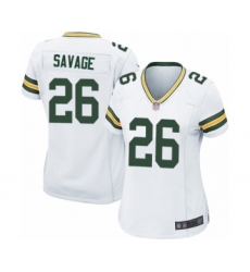 Women's Green Bay Packers #26 Darnell Savage Jr. Game White Football Jerseys