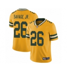 Youth Green Bay Packers #26 Darnell Savage Jr. Limited Gold Rush Vapor Untouchable Football Jersey