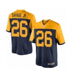 Youth Green Bay Packers #26 Darnell Savage Jr. Limited Navy Blue Alternate Football Jersey
