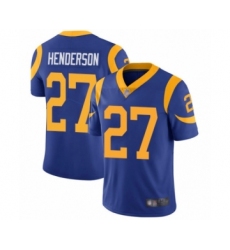 Men's Los Angeles Rams #27 Darrell Henderson Royal Blue Alternate Vapor Untouchable Limited Player Football Jersey