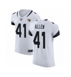 Men's Jacksonville Jaguars #41 Josh Allen White Vapor Untouchable Elite Player Football Jersey