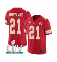 Youth Kansas City Chiefs #21 Bashaud Breeland Red Team Color Vapor Untouchable Limited Player Super Bowl LIV Bound Football Jersey