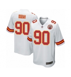 Men's Kansas City Chiefs #90 Emmanuel Ogbah Game White Football Jersey