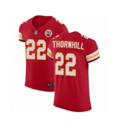 Men's Kansas City Chiefs #22 Juan Thornhill Red Team Color Vapor Untouchable Elite Player Football Jersey