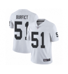 Men's Oakland Raiders #51 Vontaze Burfict White Vapor Untouchable Limited Player Football Jersey