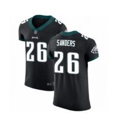 Men's Philadelphia Eagles #26 Miles Sanders Black Vapor Untouchable Elite Player Football Jersey