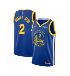 Youth Golden State Warriors #2 Willie Cauley-Stein Swingman Royal Finished Basketball Jersey - Icon Edition