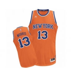 Women's New York Knicks #13 Marcus Morris Swingman Orange Alternate Basketball Jersey