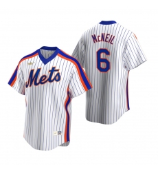 Men's Nike New York Mets #6 Jeff McNeil White Cooperstown Collection Home Stitched Baseball Jersey