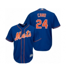 Youth New York Mets #24 Robinson Cano Authentic Royal Blue Alternate Home Cool Base Baseball Jersey