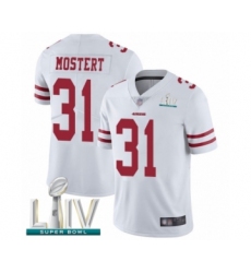 Youth San Francisco 49ers #31 Raheem Mostert White Vapor Untouchable Limited Player Super Bowl LIV Bound Football Jersey