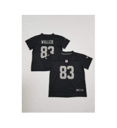 Toddler Las Vegas Raiders #83 Darren Waller Limited Black Vapor Jersey