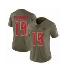 Women's Tampa Bay Buccaneers #19 Breshad Perriman Limited Olive 2017 Salute to Service Football Jersey