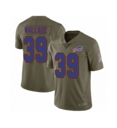 Men's Buffalo Bills #39 Levi Wallace Limited Olive 2017 Salute to Service Football Jersey
