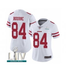 Women's San Francisco 49ers #84 Kendrick Bourne White Vapor Untouchable Limited Player Super Bowl LIV Bound Football Jersey