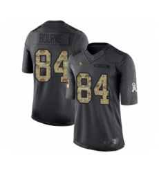 Youth San Francisco 49ers #84 Kendrick Bourne Limited Black 2016 Salute to Service Football Jersey