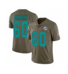 Youth Miami Dolphins #60 Robert Nkemdiche Limited Olive 2017 Salute to Service Football Jersey