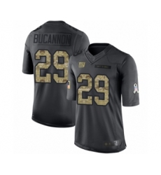 Youth New York Giants #29 Deone Bucannon Limited Black 2016 Salute to Service Football Jersey
