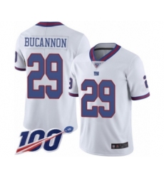 Youth New York Giants #29 Deone Bucannon Limited White Rush Vapor Untouchable 100th Season Football Jersey