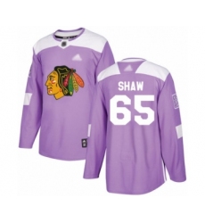 Youth Colorado Avalanche #48 Calle Rosen Authentic Purple Fights Cancer Practice Hockey Jersey