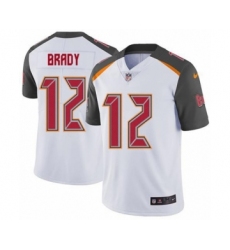 Youth Tampa Bay Buccaneers #12 Tom Brady White Vapor Untouchable Limited Player Football Jersey