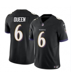 Men's Baltimore Ravens #6 Patrick Queen Black 2023 F.U.S.E. Vapor Limited Football Stitched Jersey