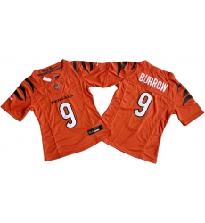 Women's Cincinnati Bengals #9 Joe Burrow Orange F.U.S.E. Stitched Vapor Football Jersey(Run Small) Women's Cincinnati Bengals #9 Joe Burrow Orange F.U.S.E. Stitched Vapor Football Jersey(Run Small)