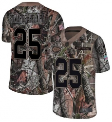 Men's Kansas City Chiefs #25 Clyde Edwards-Helaire Camo Stitched Limited Rush Realtree Jersey