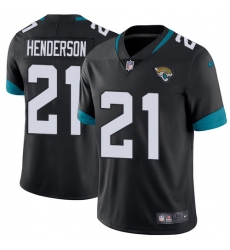 Youth Jacksonville Jaguars #21 C.J. Henderson Black Team Color Stitched Vapor Untouchable Limited Jersey